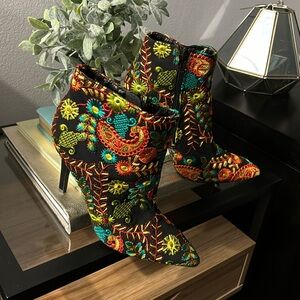 Boutique zip up booties